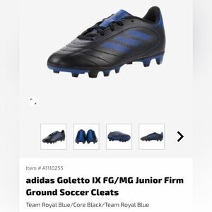 Toddlers adidas Goletto IX FG/MG Junior Firm
Ground Soccer Cleats